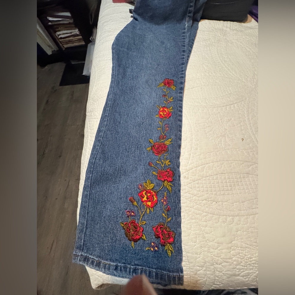 Dione Gillman Embroidered Jeans